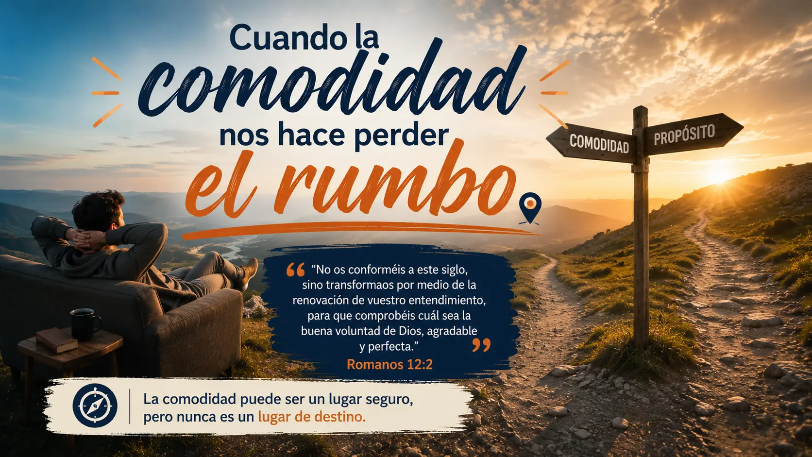 Cuando la comodidad nos hace perder el rumbo